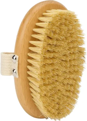 Body Brush, Exfoliating Body Skin Scrubber, Beech Wood Skin Brush with Massage Effect for Legs Foot, Skin Firming Removes Dead Skin, for Body, Back, Leg,Foot