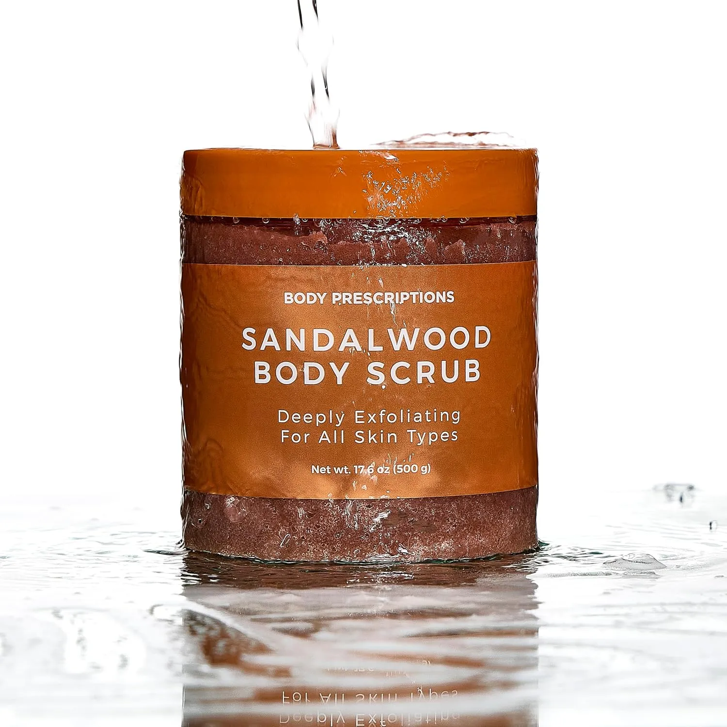 Body Prescription Deep Exfoliating Body Scrub - Cruelty-Free Formula for All Skin Types, 17.64 Ounce (Pack of 2), Sandalwood
