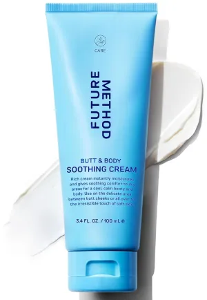 Body Soothing Cream - Sulfate-Free Cream and Lotion with Shea Moisture Soothing Complex, 3.4 fl oz (Pack of 1)
