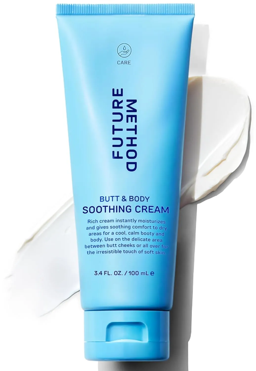 Body Soothing Cream - Sulfate-Free Cream and Lotion with Shea Moisture Soothing Complex, 3.4 fl oz (Pack of 1)