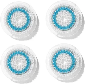 Brushot Brush Head Replacements Compatible with Clarisonic Mia 1, Mia 2, Mia Fit, Alpha Fit, Smart Profile Uplift | Deep Pore, 4 Count