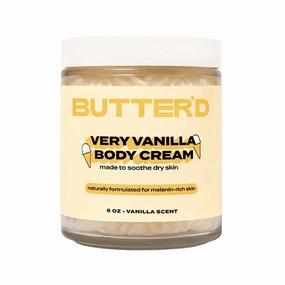 Butter'd Bodycare Very Vanilla Body Cream (6 Oz)