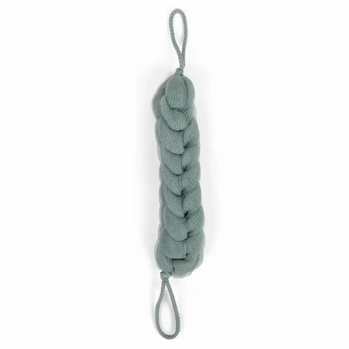 Cait   Co Luxe-Gentle Exfoliating Back Scrubber - Green
