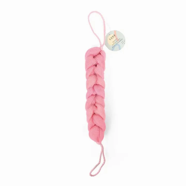 Cait   Co Luxe-Gentle Exfoliating Back Scrubber - Pink