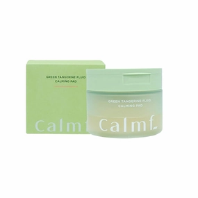 Calmf Vegan Calming Pads with Green Tangerine Extract | Hydrating & Soothing Facial Pads | For Sensitive Skin | 70 Count