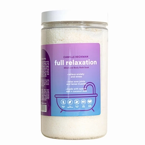 Camille Beckman Mind & Body Bath Soak, Full Relaxation, 36 Oz