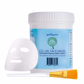Carboxy Co2 Gel Face & Neck Mask Bulk Size, All Skin Type Deep Pore Cleansing Mask (20 Applications x 25 millilitre)