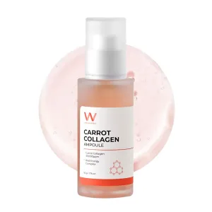 CARROT COLLAGEN AMPOULE 1.76 fl Oz, Collagen Serum, Hydrating, Aging Care, Skin Care for Sagging Skin, Skin Glow, Adenosine, Niacinamide, Kbeauty