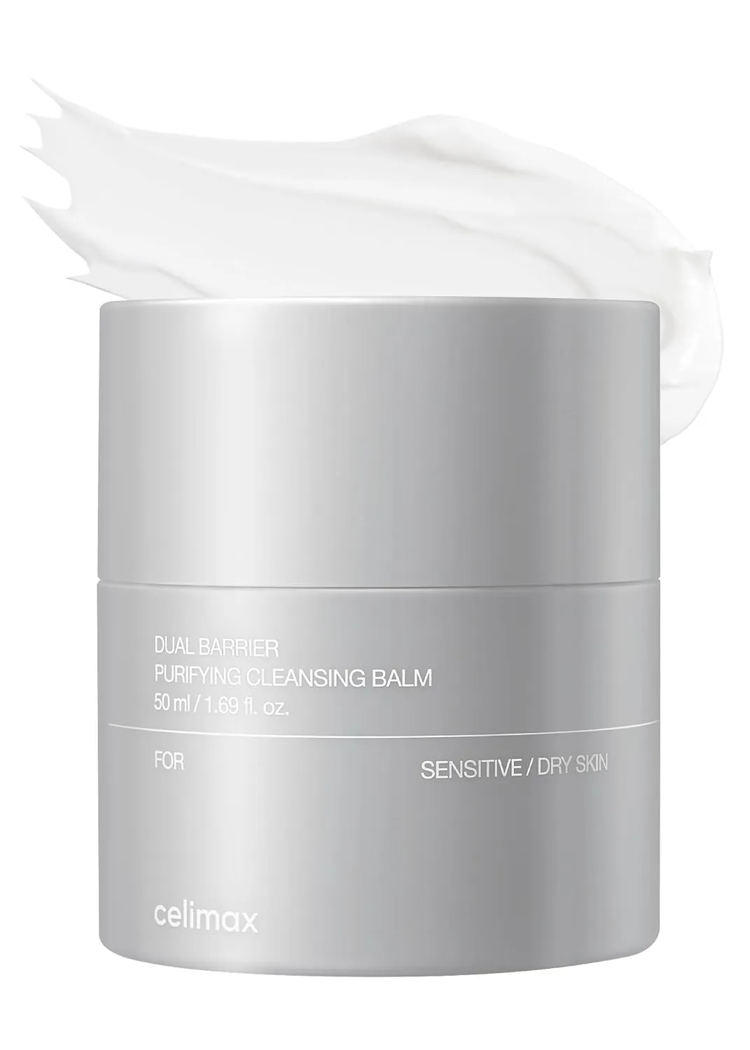 celimax Dual Barrier Purifying Cleansing Balm | with Ceramides, Waterproof Makeup Remover, Pore Cleansing, Daily Use Cleanser, Grind Container, 50ml