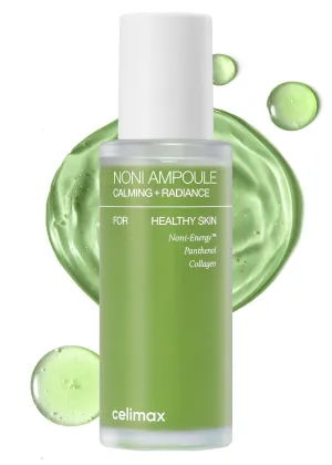 celimax Noni Energy Ampoule 50ml | with Noni Extract, Hydrating, Moisturizing & Soothing Serum for Wrinkles & Fine Lines, Mild Ampoule For Face