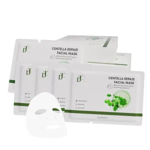 Centella Face Mask Sheet Special For Sensitive and Dry Skin, Hydrating & Soothing Facial Mask for Skincare - Natural Home Spa Treatment Masks