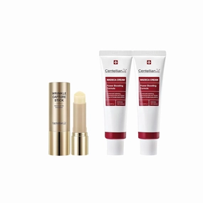 CENTELLIAN 24 Madeca Cream (1.7 1.7fl oz)   Wrinkle Capture Stick (0.4oz) - Korean Skin Care for Dry, Sensitive Skin, Moisturizer & Multi Balm for Wrinkles, with TECA, Centella & Ceramide