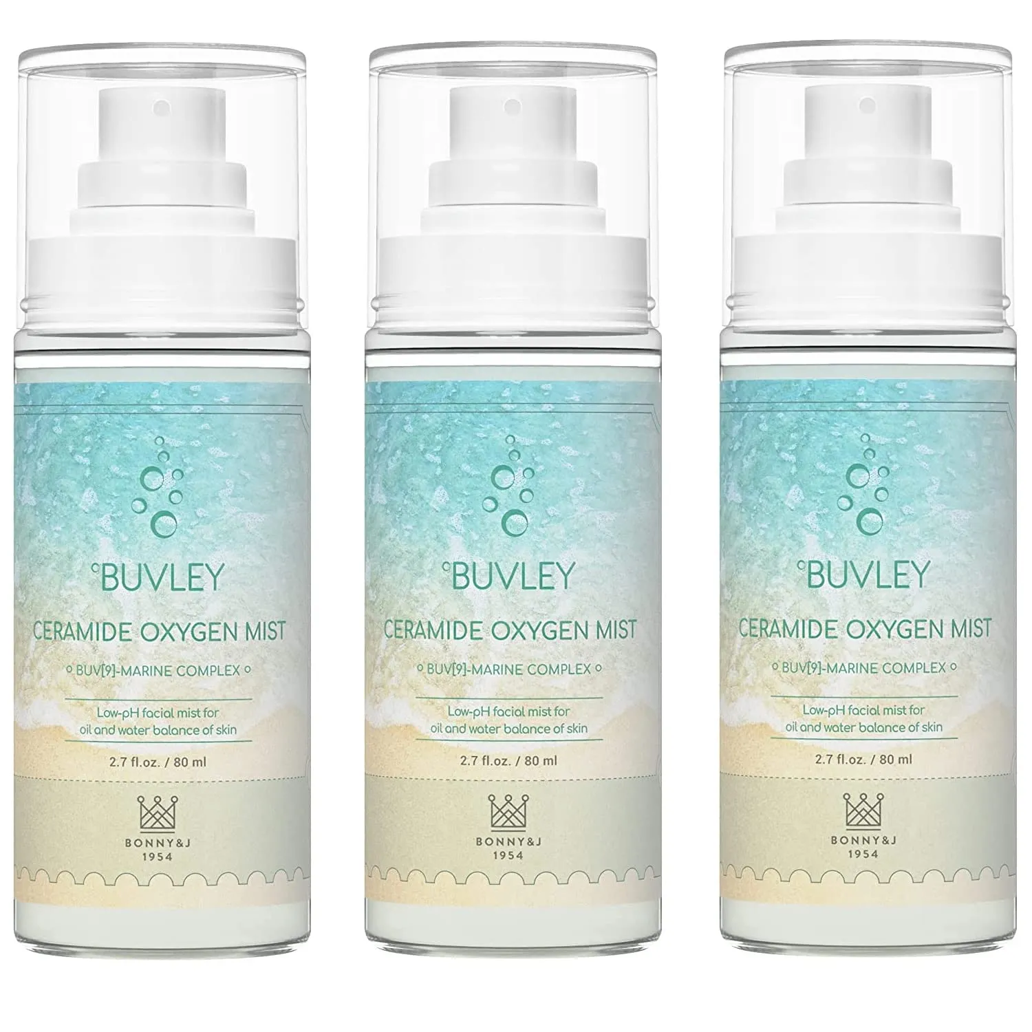 Ceramide Oxygen Face Mist | Low pH, Vegan, Cruelty Free | Hydrating Refreshing Soothing Facial Mist Spray with Antioxidants 2.7 Fl Oz (3)