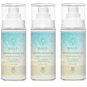 Ceramide Oxygen Face Mist | Low pH, Vegan, Cruelty Free | Hydrating Refreshing Soothing Facial Mist Spray with Antioxidants 2.7 Fl Oz (3)