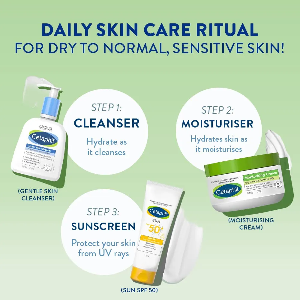 Cetaphil Face & Body Moisturizer, Hydrating Moisturizing Cream for Dry to Very Dry, Sensitive Skin, NEW 8.8 oz, Fragrance Free, Non-Comedogenic, Non-Greasy (Packaging May Vary)