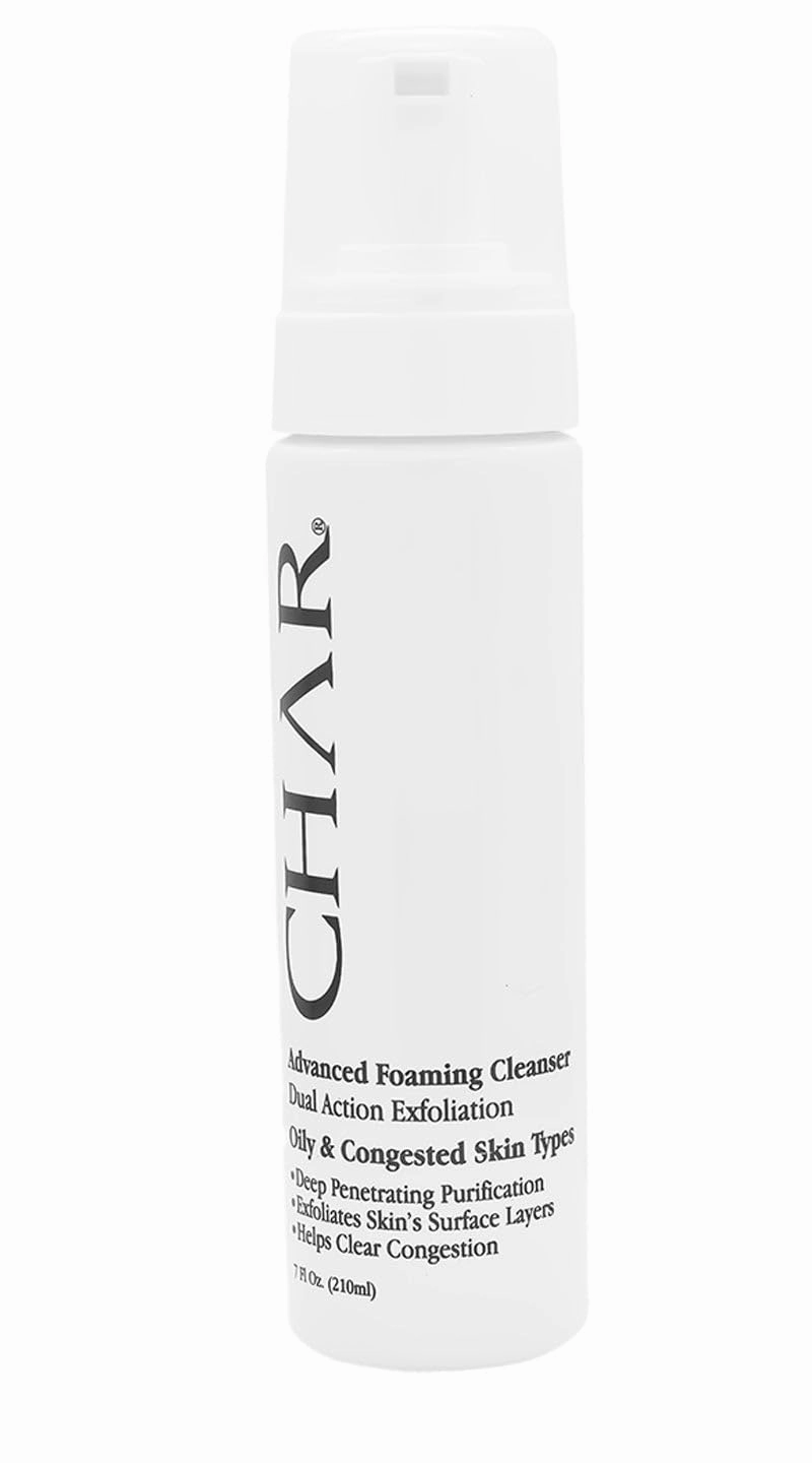 Char Advanced Foaming Cleanser – Deep Pore Purifying Wash for Congested & Oily Skin Barrier-Safe, Tea Tree with Glycolic & Betaine Salicylate