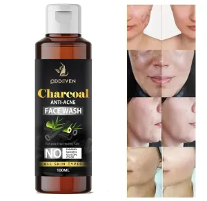 Charcoal Foaming Face wash Deep skin Cleanse skin impurities With Built-in foaming Brush|Sulphate free Face wash| Paraben Free| 100 ml x Pack of 1