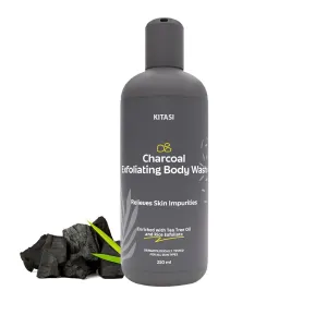 Charcoal Gentle Body Wash 250 ml, Cleansing and Tan Removal |Refreshing Fragrance