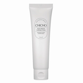 CHICHO Herb Infused Calming Cream | Daily Moisturizer for All Skin Types | Sensitive Skin | Vegan Certified | Houttuynia Cordata, Centella Asiatica