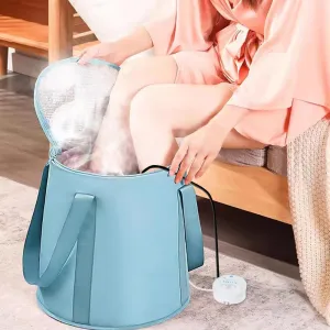 Chomsky Ionic Detox Foot Bath Machine Birthday Gift Portable Foot Spa Cleanse with Professional Tub Bucket 10 Liners and 2 Round Arrays (All Accessories Included)