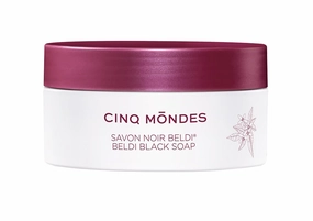 CINQ MONDES Beldi Black Soap 6.8 Fl.Oz. - Natural Moroccan Black Soap With Pure Virgin Olive Oil - For Deep Pore Body Cleansing - Purifying And Exfoliating