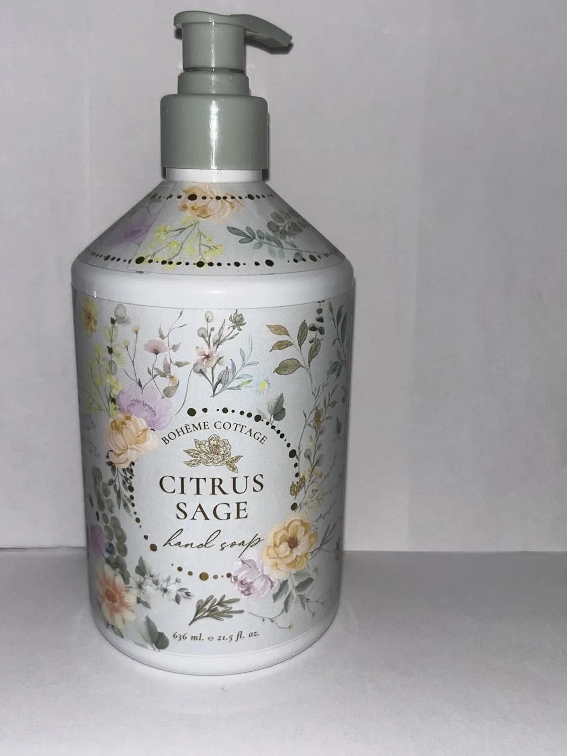 Citrus Sage Hand Soap – Refreshing & Moisturizing Formula | 21.5 FL OZ Bottle