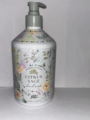 Citrus Sage Hand Soap – Refreshing & Moisturizing Formula | 21.5 FL OZ Bottle