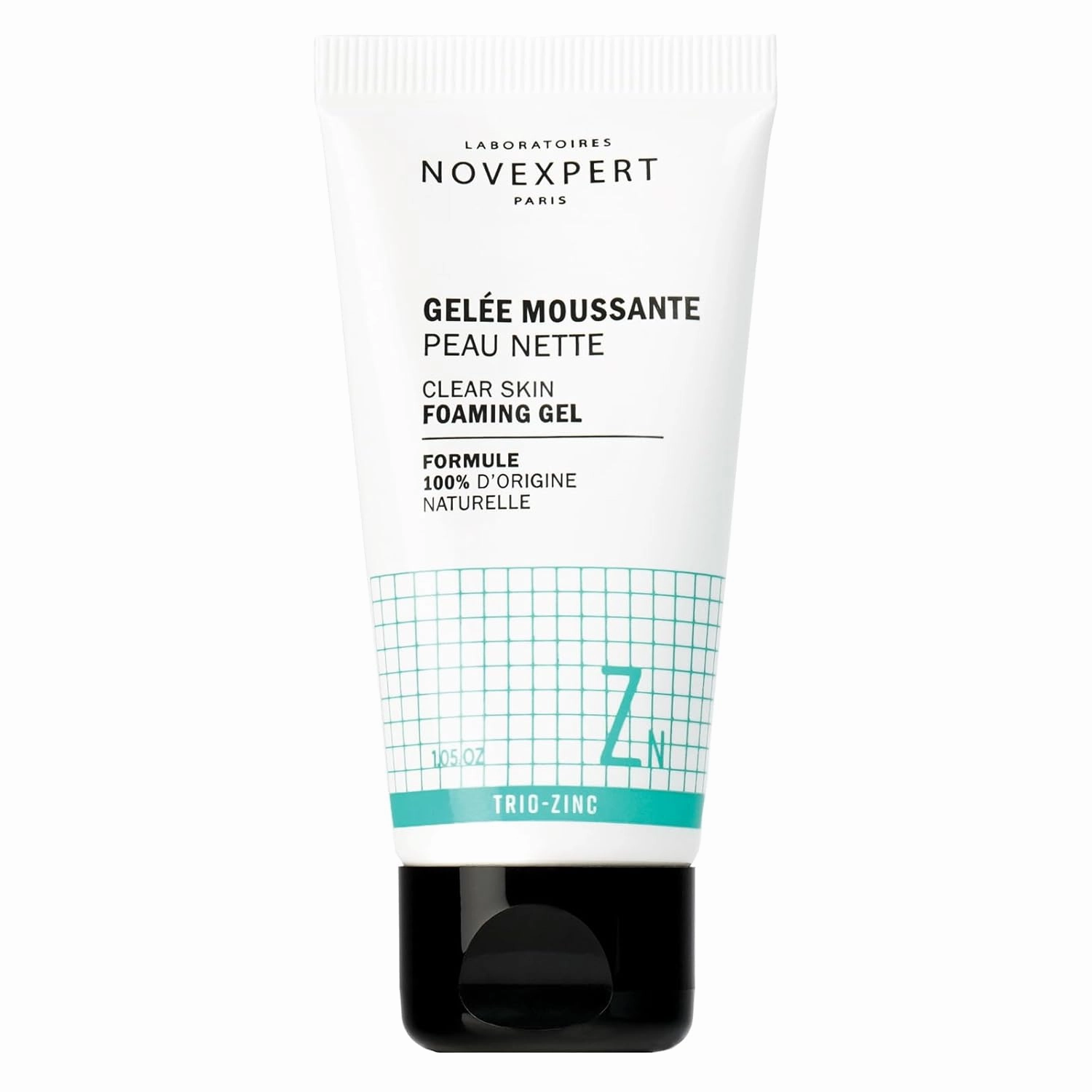 Clear Skin Foaming Gel - Gentle Facial Cleanser With Zinc - Renews, Restores Skin - Deep Clean With Hydrating Face Wash - Vegan, Organic Skincare - 1.05 oz
