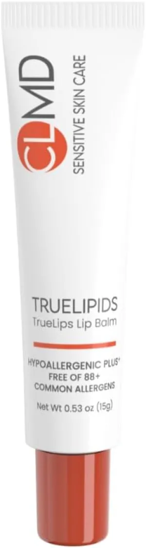 CLMD - TrueLips Lip Balm – Hydrating Lip Treatment for Chapped, Cracked Lips – Infused with Ceramide 3, Lipids & Essential Moisture – Soothes & Repairs Lip Texture – Non-Toxic – 0.53 oz