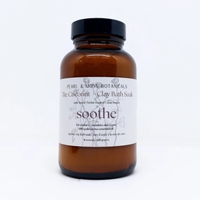 Coconut   Clay Bath Soak: Soothe (Palmarosa)