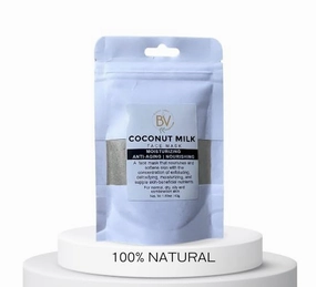 COCONUT MILK FACE MASK | VEGAN | 100% NATURAL | FOR ALL GENDERS | GIFT | HOLIDAY | EXFOLIATING, MOISTURIZING, RADIANT COMPLEXION, SKIN FIRMING, ANTIOXIDANT BOOST, and ANTI-AGING BENEFITS | Miami-Made