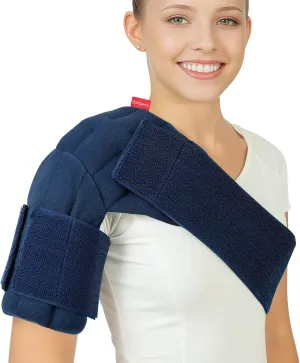 Comfytemp Microwave Heating Pad for Shoulder Pain Relief, FSA HSA Eligible, Shoulder Heating Pad Microwavable for Rotator Cuff, Moist Heat Therapy for Muscle Aches, Joint Stiff, Recovery Gifts, XS/S