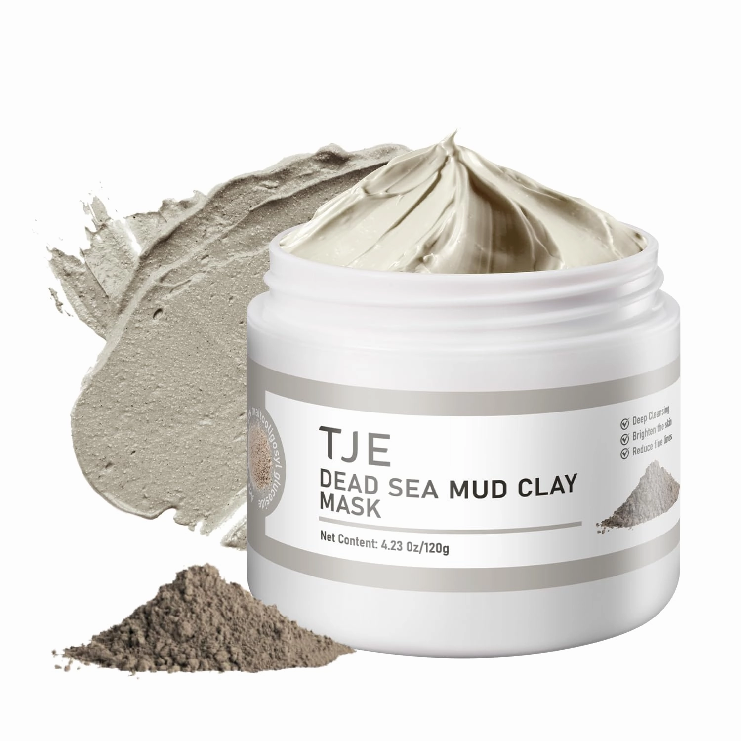 Dead Sea Mud Mask for Face, Deep Cleansing Facial Clay Mask for Acne, Blackheads, Minimize Pores, Moisturizing, Purifying Clay Mask for Dull & Tired Skin, Natural Skin Care