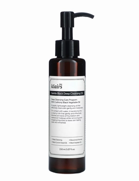 Dear. Klairs, Gentle Black Deep Cleansing Oil