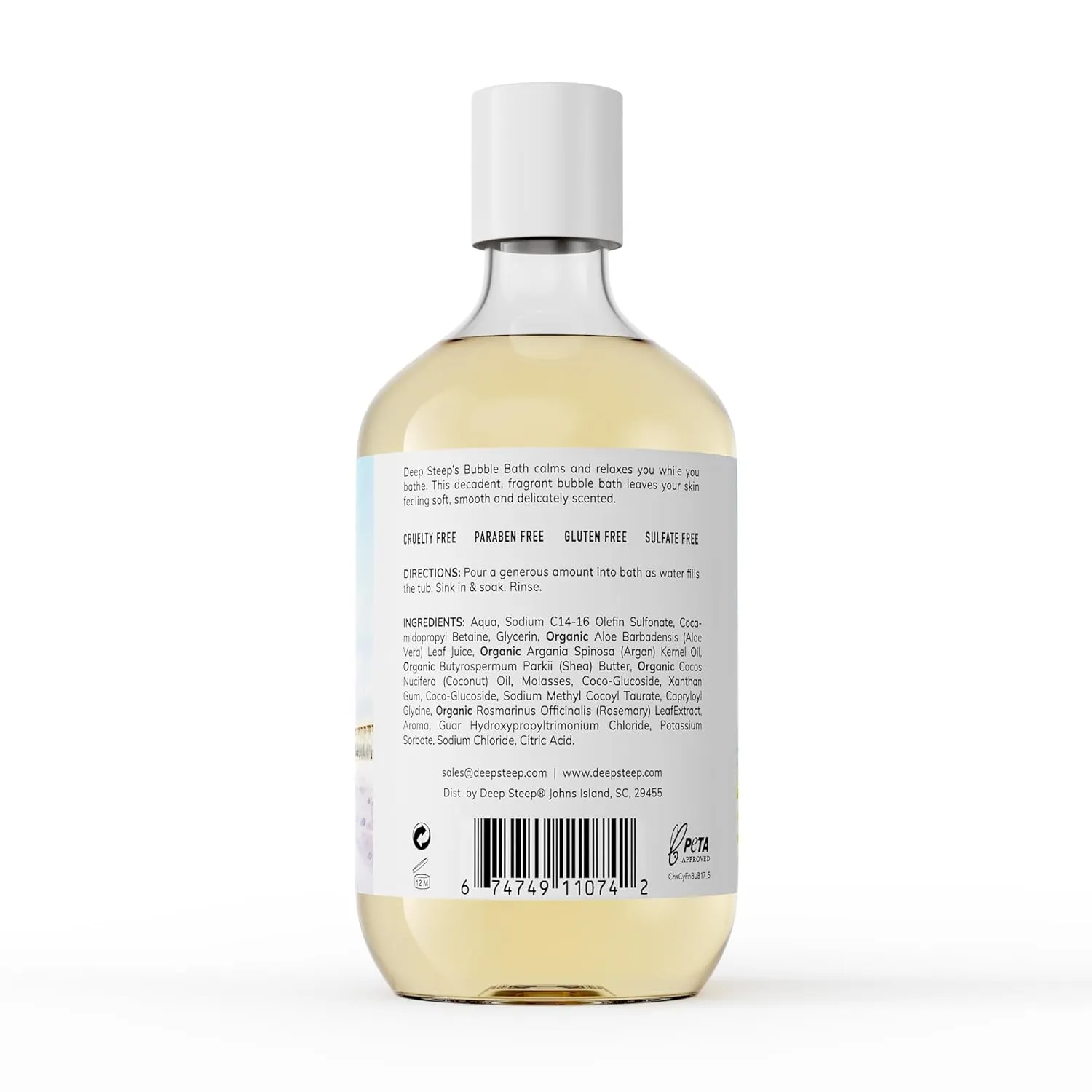 Deep Steep Bubble Bath, 17 Ounce (Pack of 2) (Cypress Fennel)