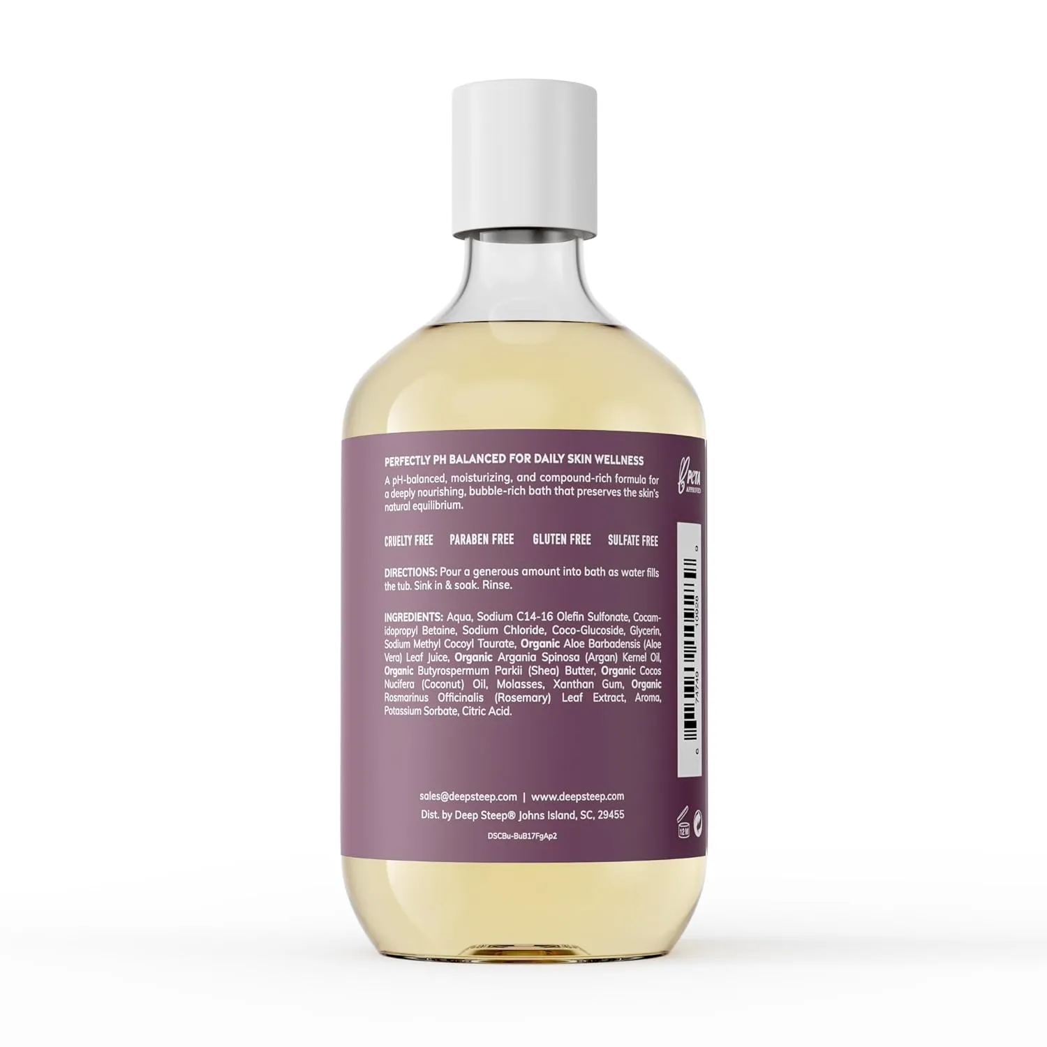 Deep Steep Bubble Bath, 17 Ounce (Pack of 2) (Fig Apricot)