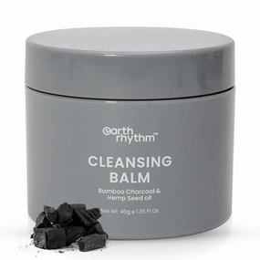 Deep Pore Charcoal Cleansing Balm, Makeup Remover for All Skin Types, 40g