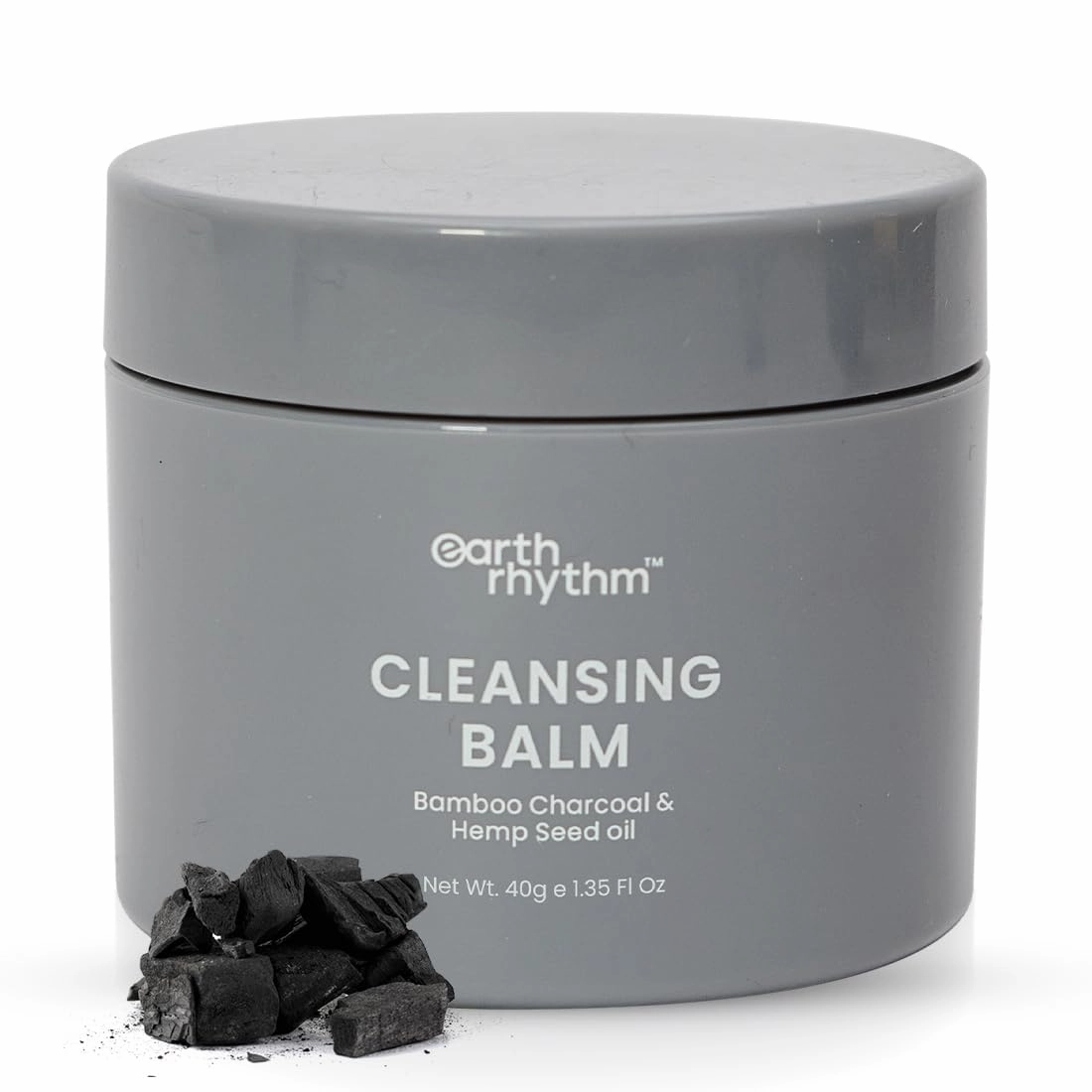 Deep Pore Charcoal Cleansing Balm, Makeup Remover for All Skin Types, 40g