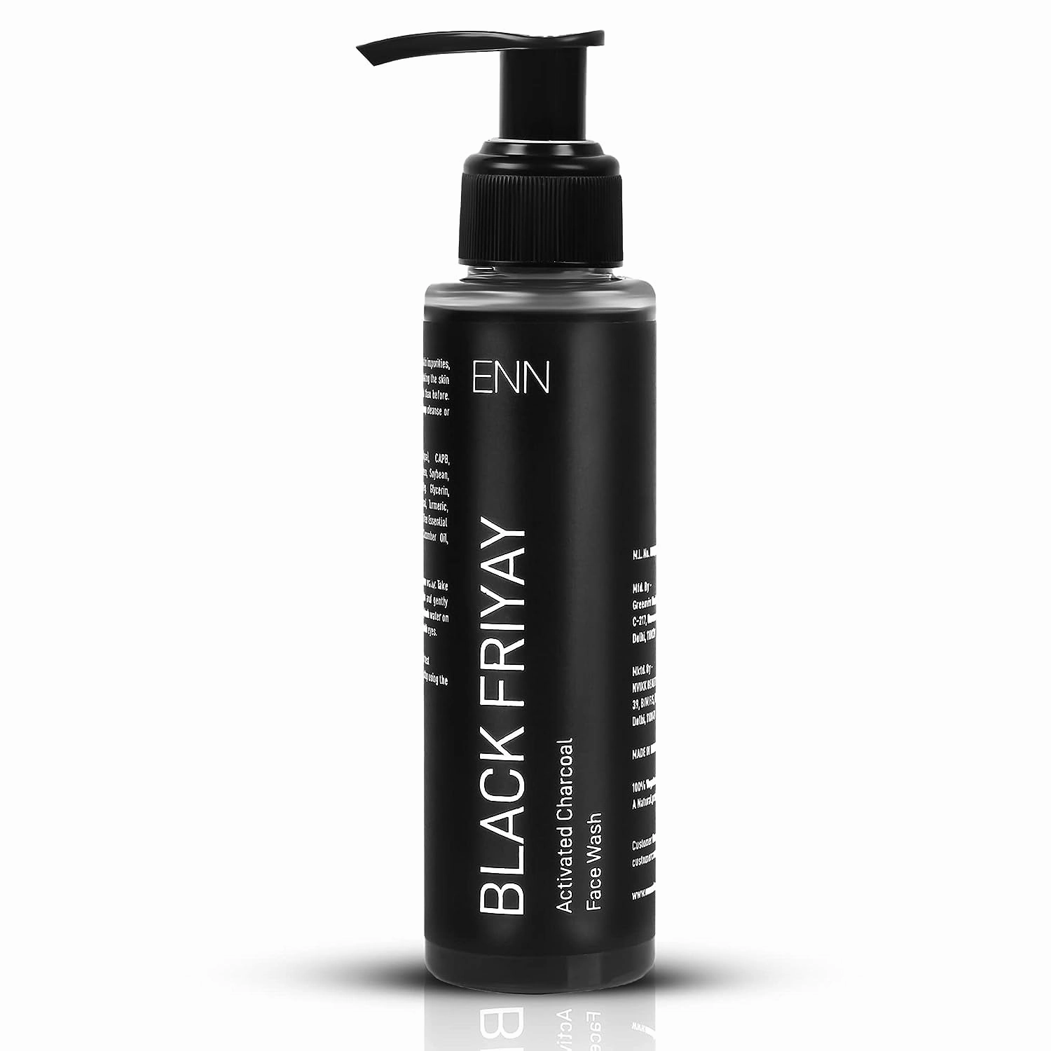 Deep Pore Cleansing Face Wash | Reduces Skin Impurities | Blackhead | Detoxifies Skin | Deep Cleansing | Activated Charcoal | Turmeric | Natural | For Women & Men | 100 Ml