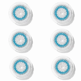 Deep Pore Facial Cleansing Brush Head Replacement for Clarisonic Mia 1, Mia 2, Mia Fit, Alpha Fit, Smart Profile Uplift, 6 Count