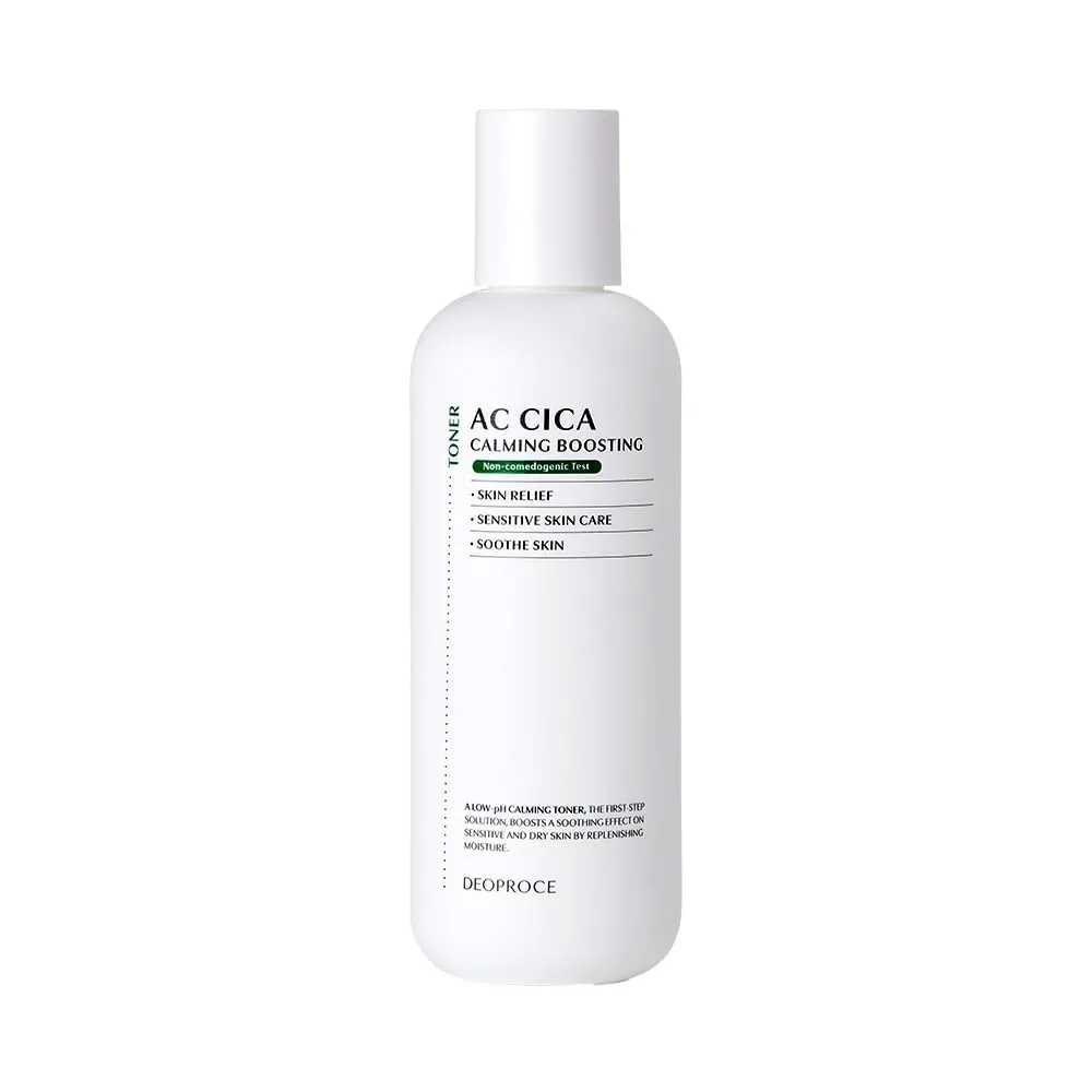 Deoproce AC Cica Calming Boosting Essence Lotion 150 ml, Korean Skincare, Moisturizing, Soothing, Centella Asiatica Extract, White Rice Flower Extract