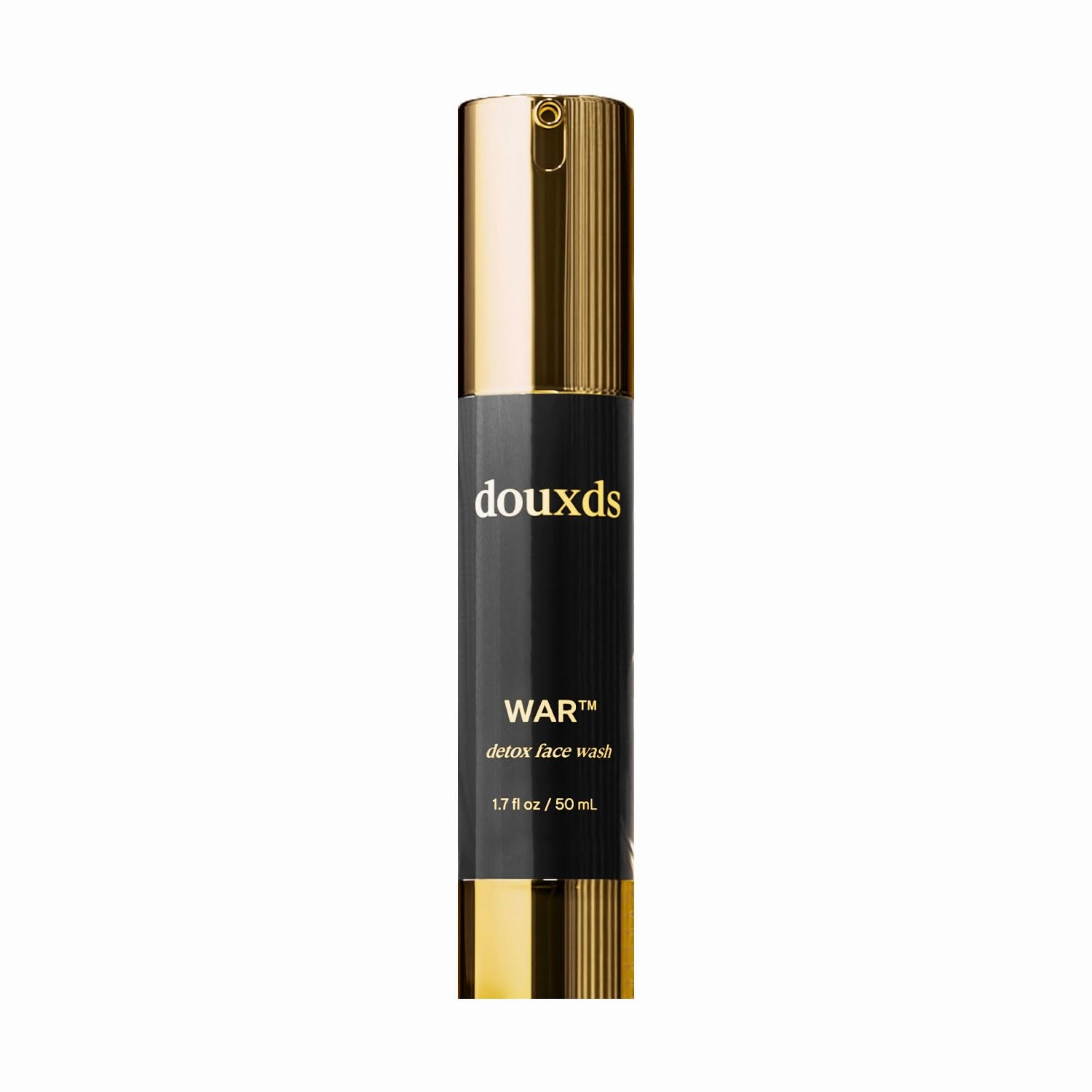 douxds WAR™ Detox Face Wash, Pore Cleaner Aloe Vera Face Wash, Natural Skin Care Charcoal Face Wash, Men's Skin Care, Acne Treatment For Face, Ingrown Hair, 50 ml