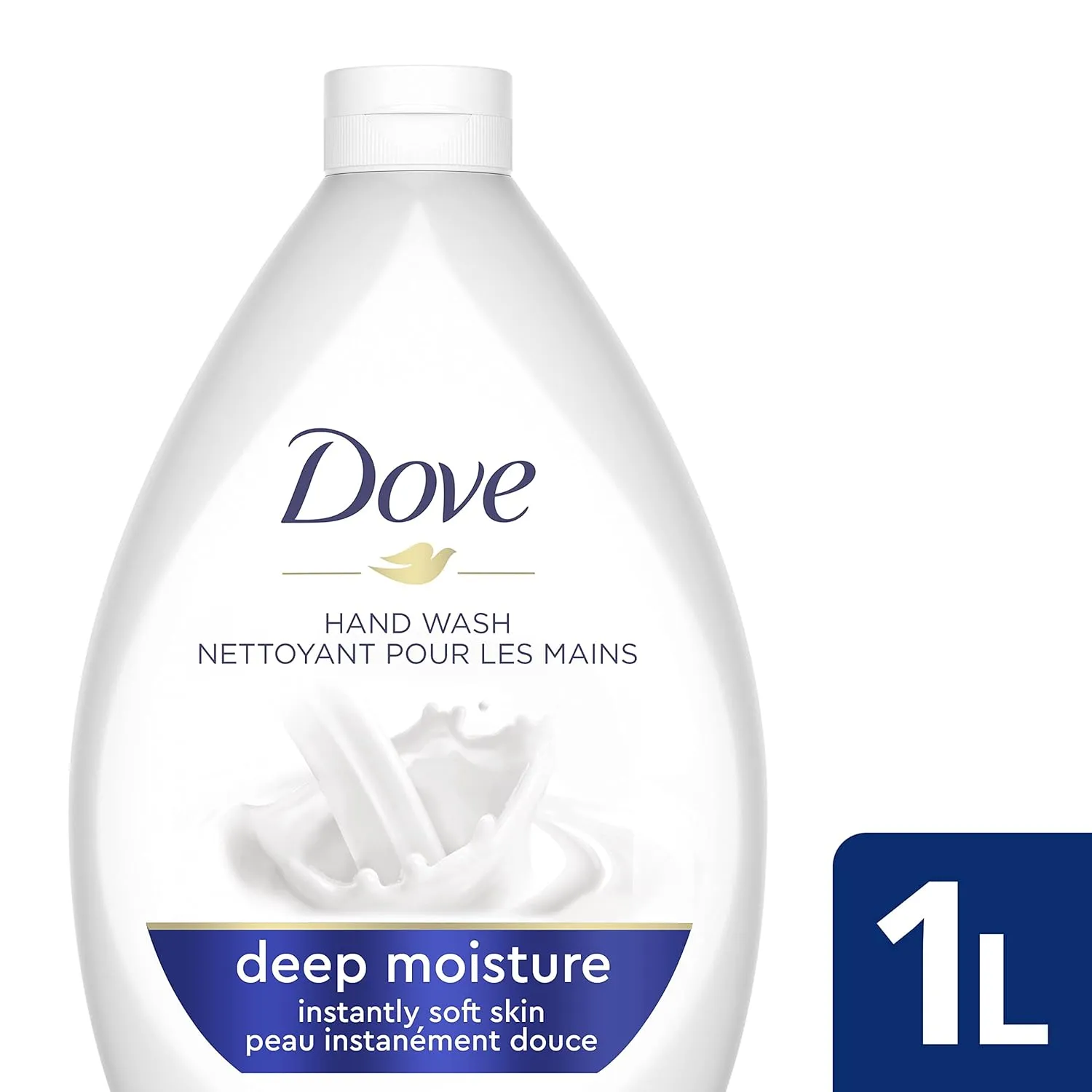 Dove Advanced Care Hand Wash Deep Moisture Pack of 3 for Soft, Smooth Skin More Moisturizers Than The Leading Ordinary Hand Soap, 34 oz