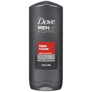 Dove Men   Care Body and Face Wash, Deep Clean, 13.5 Ounce (2 Pack)