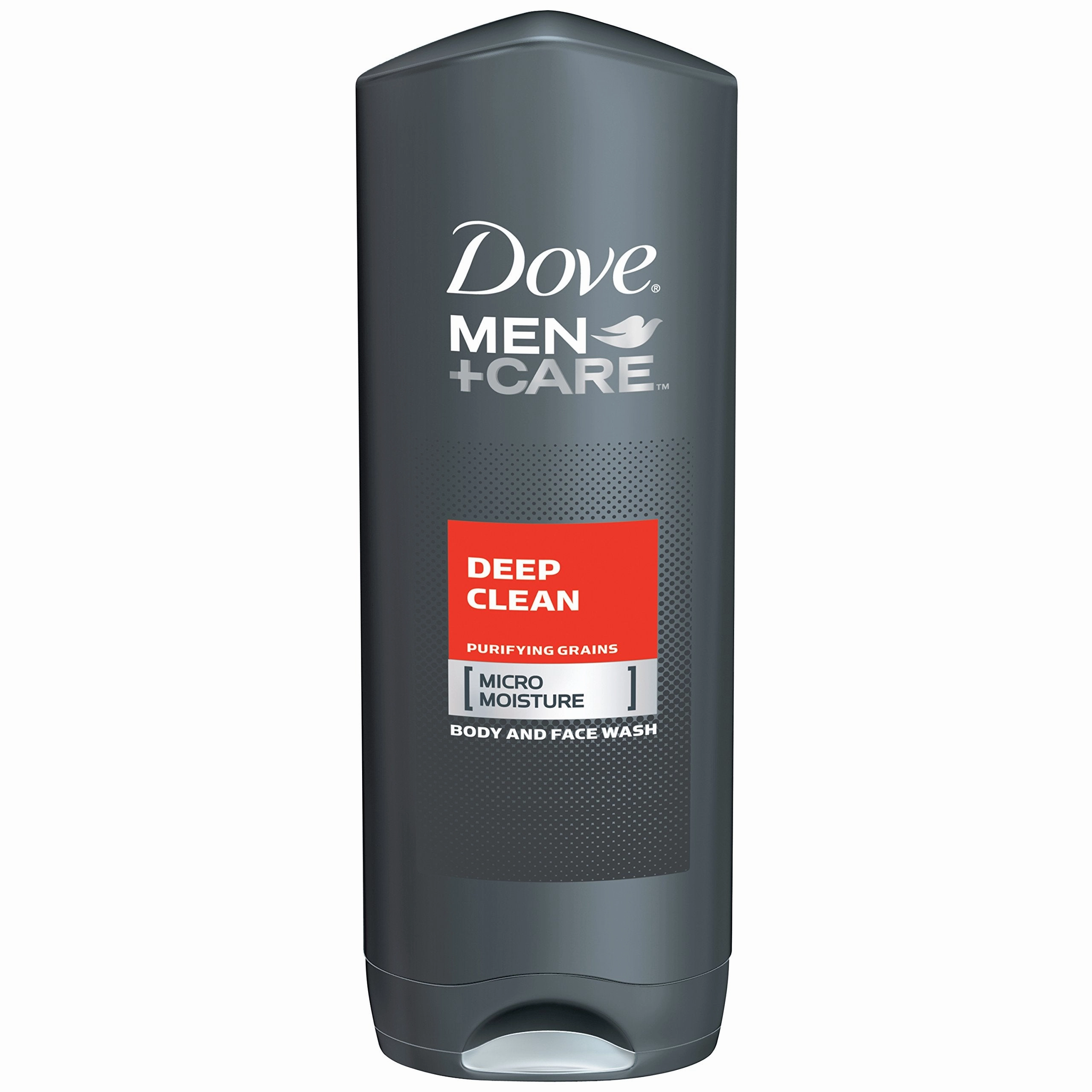 Dove Men Care Body and Face Wash, Deep Clean 18 oz, Pack of 3