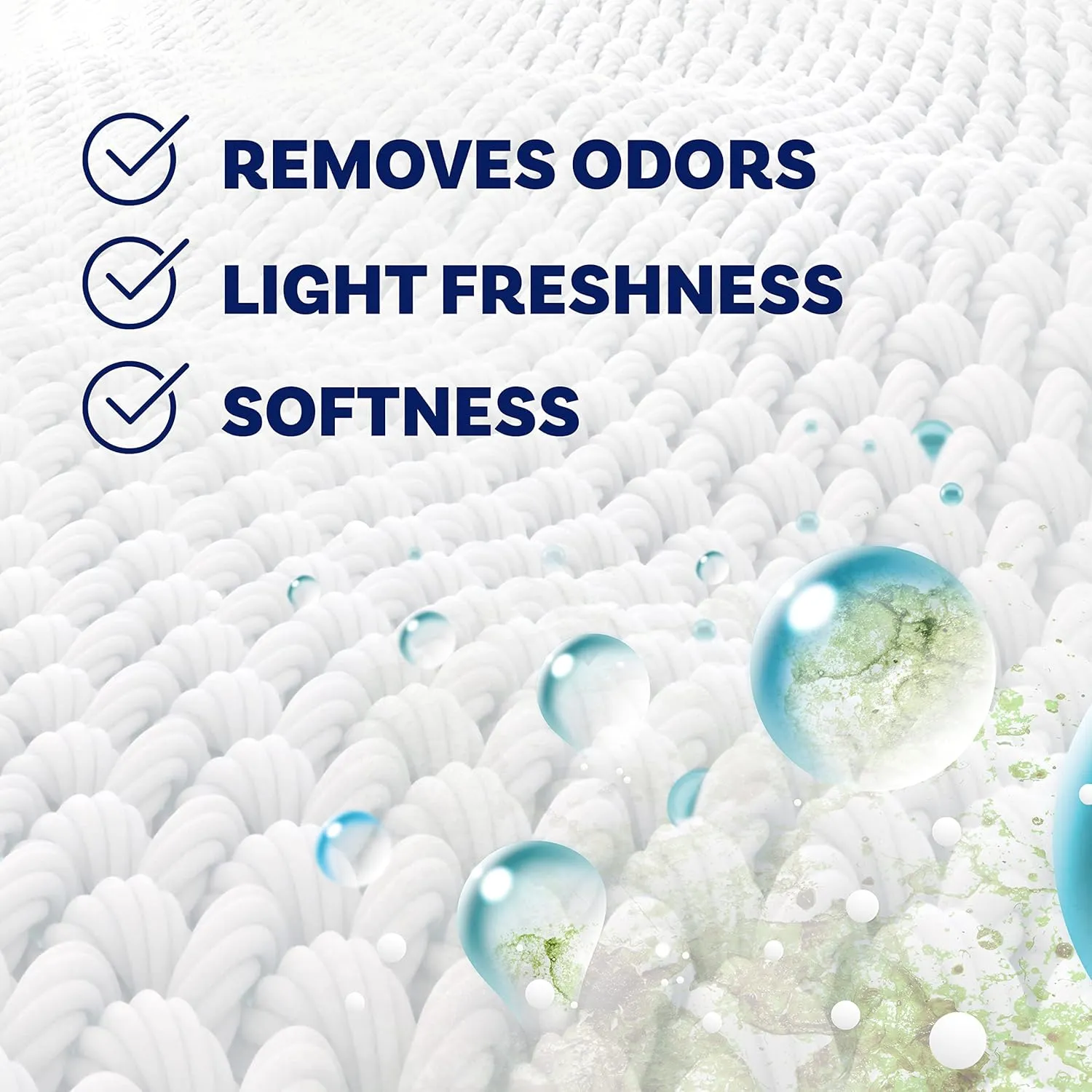 Downy RINSE & REFRESH Laundry Odor Remover and Fabric Softener, Safe on ALL Fabrics, Gentle on Skin, HE Compatible, Fresh Lavender, 48 fl oz (192 fl oz total)