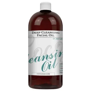 Dr Joe Lab Deep Facial cleansing oil for face - Moisturizes, Hydrates, and Restores – Cleansing oil for oily skin and dry skin - Packaging May Vary. (32 oz)