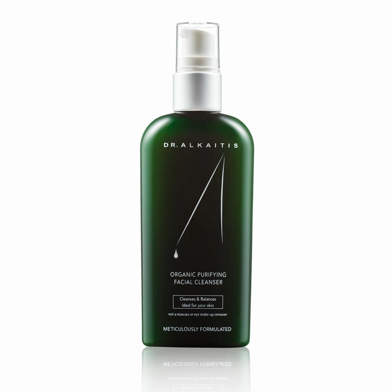 DR. ALKAITIS Organic Purifying Facial Cleanser - Plant-Powered, PH-Balancing Face Wash - Vitamin A, C & Seaweed Complex - All Skin Types (120ml/4oz)