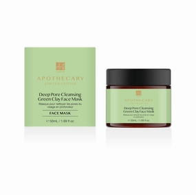 Dr Bonaticals Deep Pore Cleansing Green Clay Face Mask | Purify and Detoxify Your Skin - 50ml/1.69 oz | Minimize Pores and Blemishes - Suitable for All Skin Types