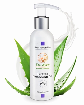 DR. RIVA NATURE'S FORMULAS Purifying Cleansing Gel - Skin Rejuvenating Cleanser Face Wash, Reduces Redness - Deep Face Cleanser, Non Drying Cleanser - Balancing Facial Care for All Skin Types - 150ml